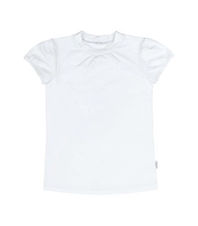 Дитяча футболка ФБ716 WH ➤ біла футболка дівчинці від МамаТато