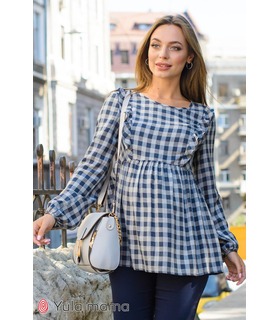 Блуза Марсела BB ➤ романтична блуза вагітним і годуючим осінь/весна