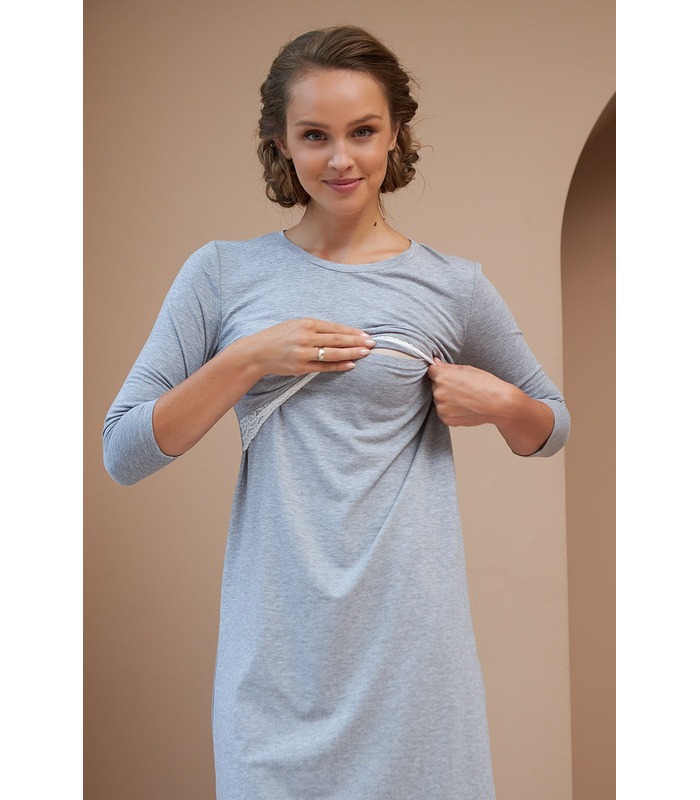 Ночнушка для беременных мод.2176 1564 от Dianora в категории Ночные рубашки для кормления на МамаТато