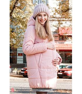 Зимнее пальто Джена RO ➤ розовое зимнее пальто для беременных