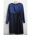 Платье Колетт, синее трикотажное платье беременным