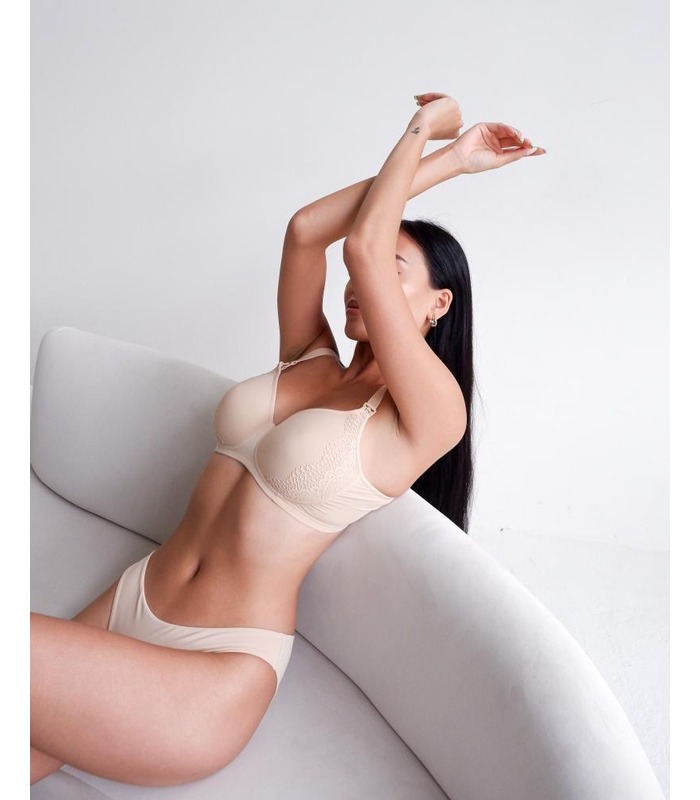 Бюстгальтер мод.824, бежевий бюстгальтер для годування