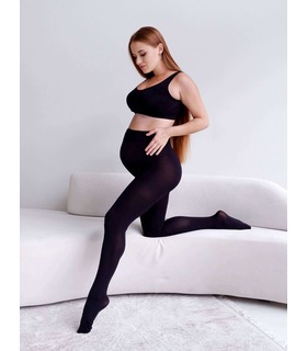 Колготки для вагітних 100 Den м.590 ➤ чорні колготи для вагітних