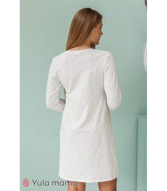 Ночнушка Аліса Зірочки від Юла Мама у категорії Нічні сорочки для вагітних на МамаТато