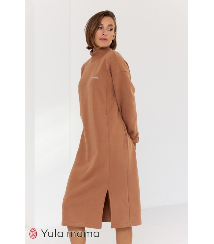 Платье Мейси Теплое BG от Юла Мама в категории Платья для кормления на МамаТато