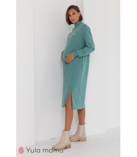Платье Мейси Теплое BI ➤ зимнее платье беременным и кормящим от МамаТато