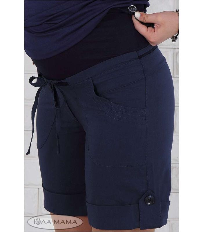 Шорти Трессі з високим бандажним поясом. от Юла Мама в категории Шорты и бриджи беременным на МамаТато