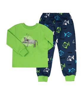 Дитяча піжама ПЖ53 (TZ1) ➤ зелена дитяча піжама від МамаТато