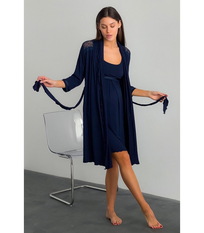 Комлект Лейс (халат+ночнушка) TS