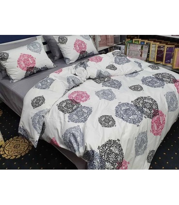 Комплект постільної білизни Fuga ᗍ сатин Люкс ※ Україна, натуральна тканина