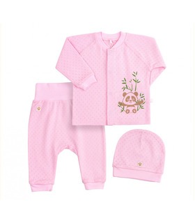 Комплект детский КП215 (300) ➤ розовый детский комплект для малыша от МамаТато