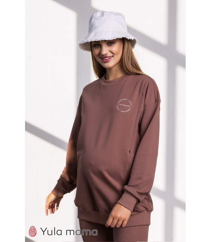 Свитшот Мрія Лайт CA от Юла Мама в категории Свитера и свитшоты кормящим на МамаТато