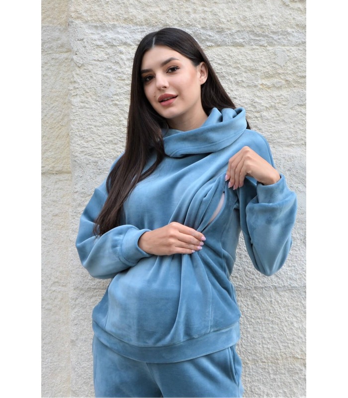 Плюшевый костюм для беременных мод.2229(8) 1640 от Dianora в категории Брючные костюмы для кормящих на МамаТато