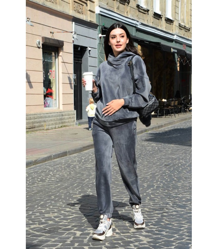 Плюшевый костюм для беременных мод.2229(8) 1641 от Dianora в категории Брючные костюмы для кормящих на МамаТато