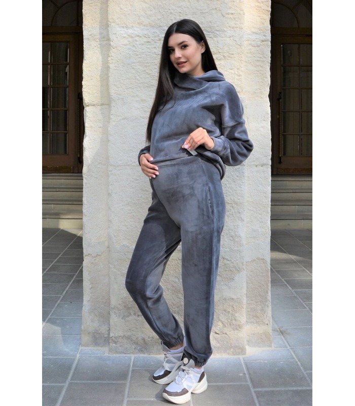 Плюшевый костюм для беременных мод.2229(8) 1641 от Dianora в категории Брючные костюмы для кормящих на МамаТато