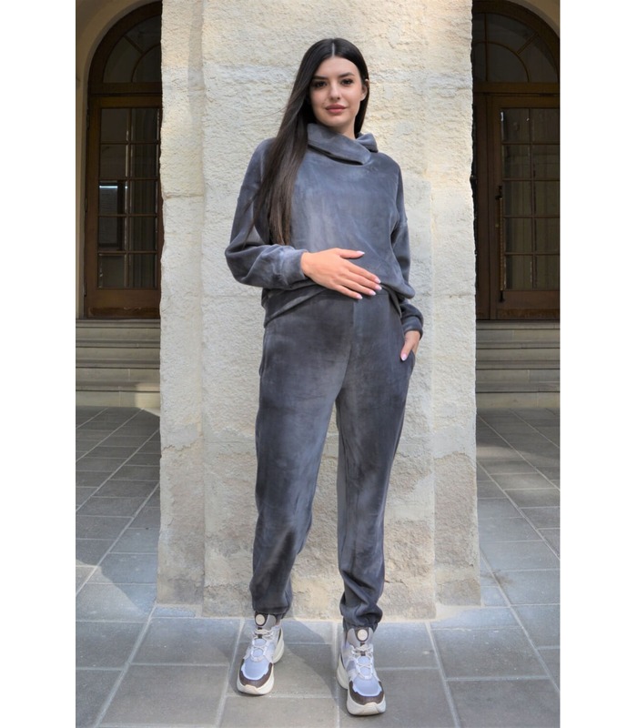 Плюшевый костюм для беременных мод.2229(8) 1641 от Dianora в категории Брючные костюмы для кормящих на МамаТато