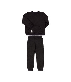 Дитячий костюм КС725 (Y00) ➤ чорний дитячий костюм з букле від МамаТато