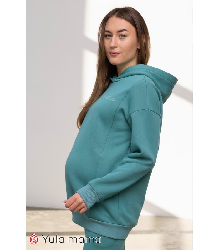 Худи Гледис Теплое PL от Юла Мама в категории Свитера и свитшоты кормящим на МамаТато