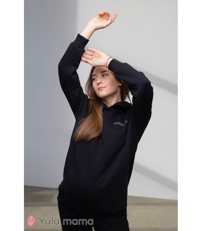 Худи Гледис Теплое CH2 от Юла Мама в категории Свитера и свитшоты кормящим на МамаТато