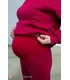 бордовий костюм вагітним