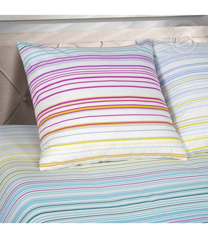 Комплект постельного белья Полоска ᐉ качественный поплин, доступная цена ※ Украина