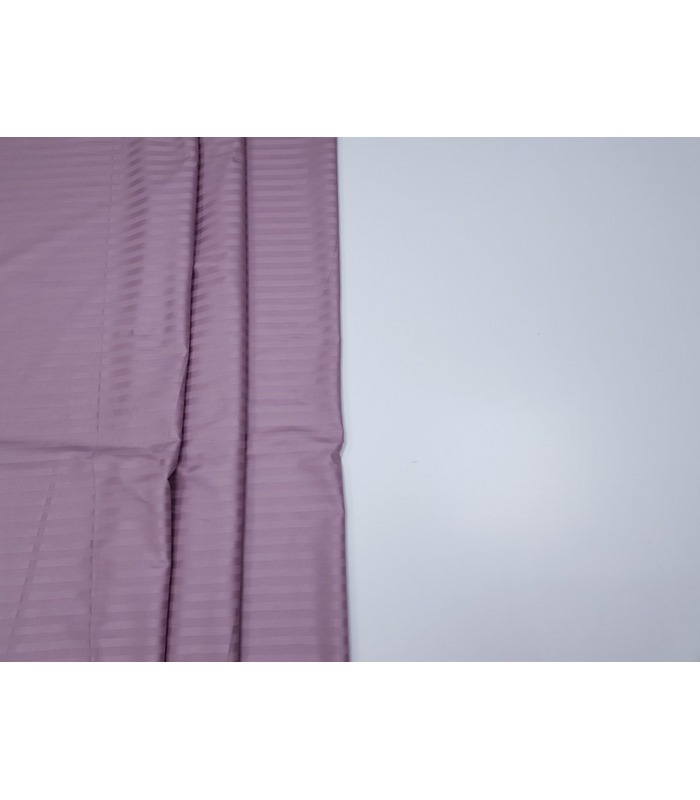 Комплект постельного белья "Lux Light Plum" Сатин Stripe из 100% хлопка, полоса 1/1 см