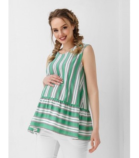 Блуза Смугастик ➤ летняя полосатая блуза беременным и кормящим
