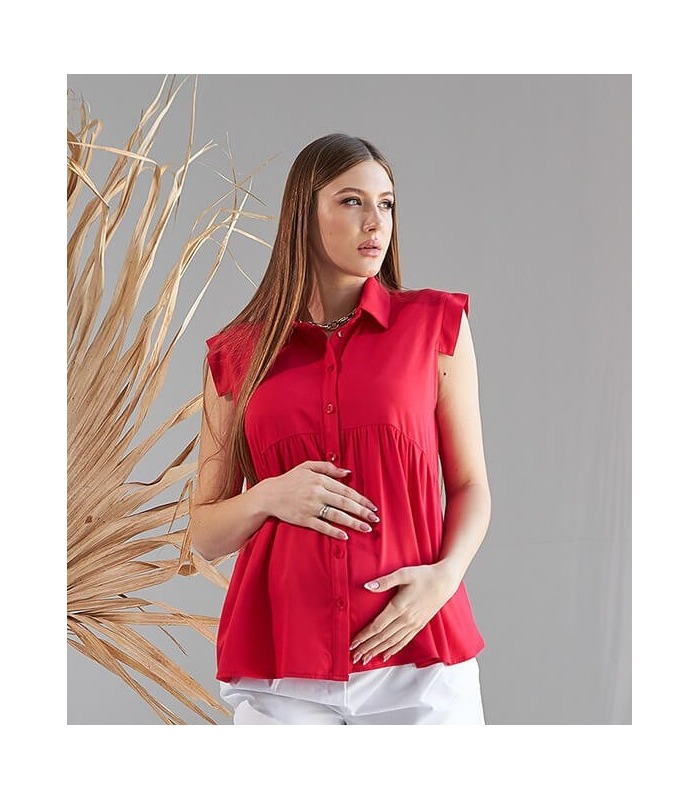 Блуза Анж, красная блуза беременным