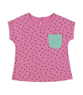 Футболка дитяча ФБ944 (301) ➤ рожева дитяча футболка з принтом від МамаТато
