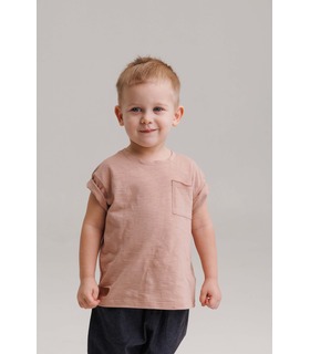 Футболка дитяча ФБ908 (G00) ➤ дитяча однотонна футболка з кишенькою від МамаТато