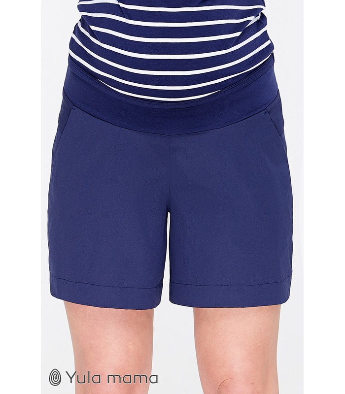 купить синие шорты для беременных