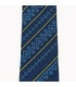 Галстук ᐉ Вышитый галстук синего цвета 966, костюмная ткань ※ Украина