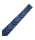 Краватка ᐉ Вишита краватка синього кольору 954, костюмна тканина ※ Україна