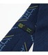 Галстук ᐉ Вышитый галстук синего цвета 954, костюмная ткань ※ Украина