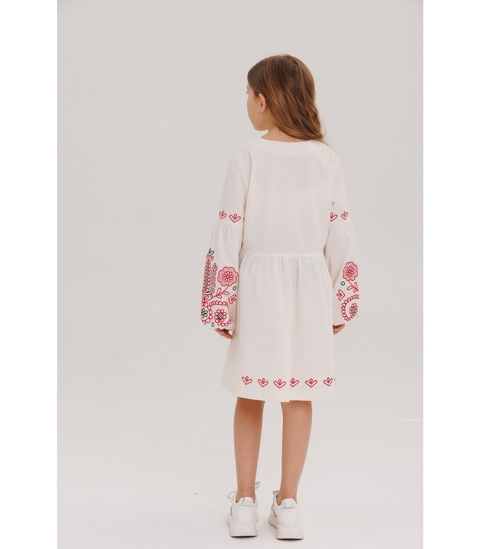 Детское вышитое платье ПЛ379