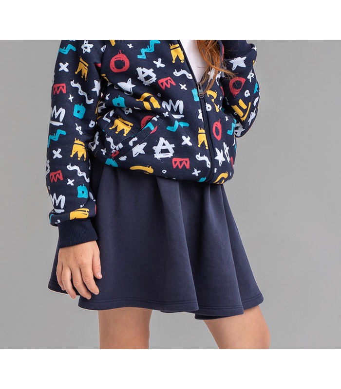 Детская юбка ЮБ106 TS ➤ синяя детская юбка