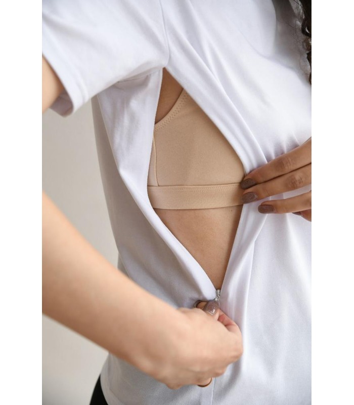 Футболка беременным и кормящим мод.24300 WH