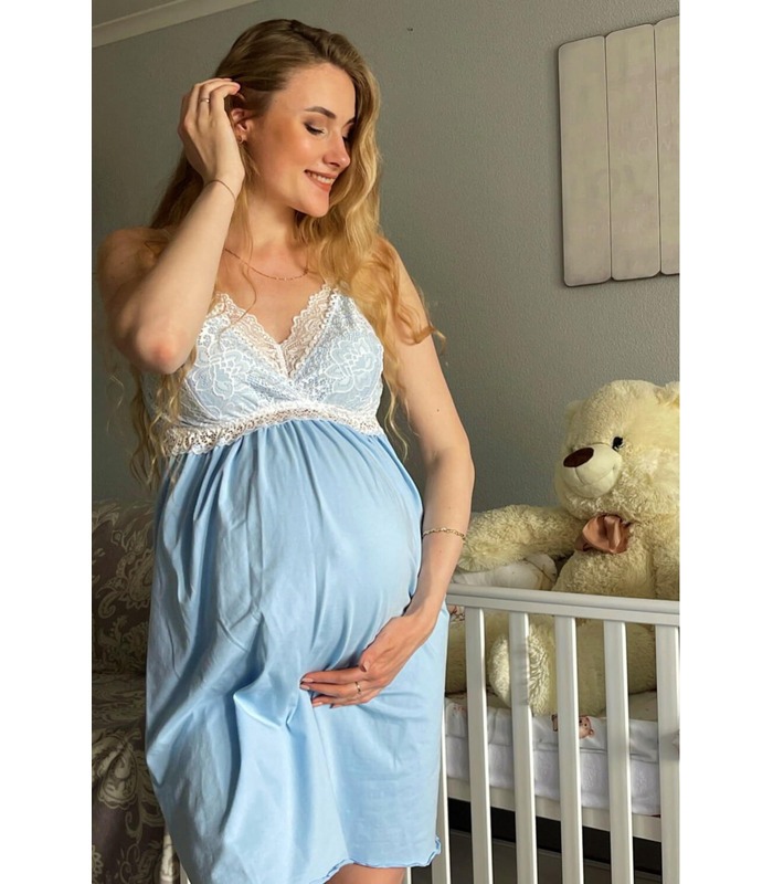 Ночнушка для вагітних мод.2066 1227 від Dianora у категорії Нічні сорочки для вагітних на МамаТато