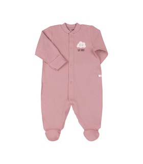 Дитячий комбінезон КБ4 (30E) ➤ рожевий комбінезон з принтом немовлятам від МамаТато