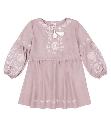 Детское вышитое платье ПЛ379 (X00)