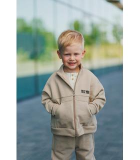 детский бежевый костюм