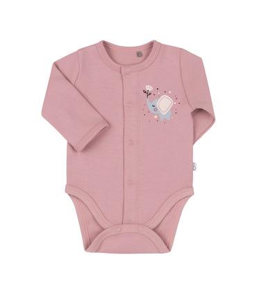 дитяче рожеве боді зі слоником