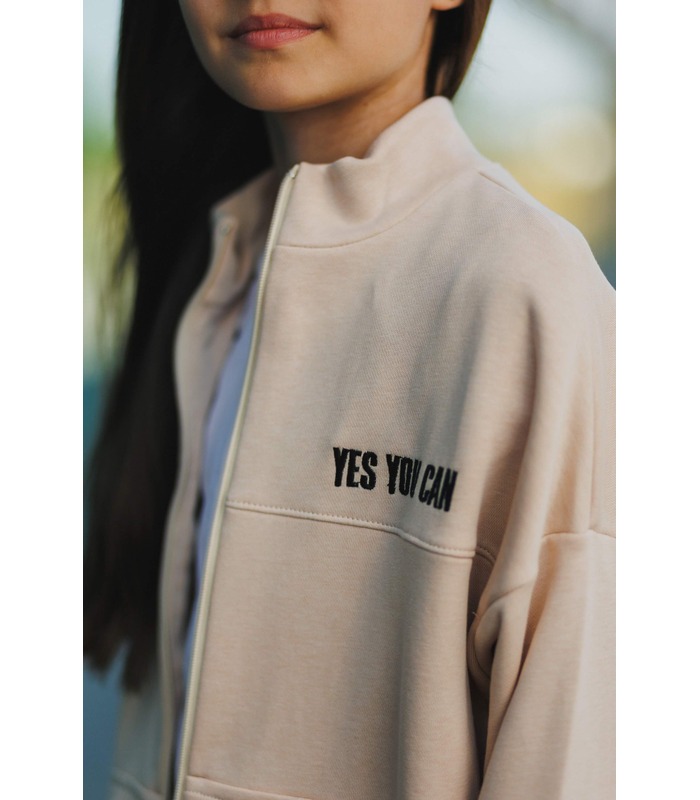 Детский костюм КС756 (200) - молочный детский костюм на замочке от МамаТато