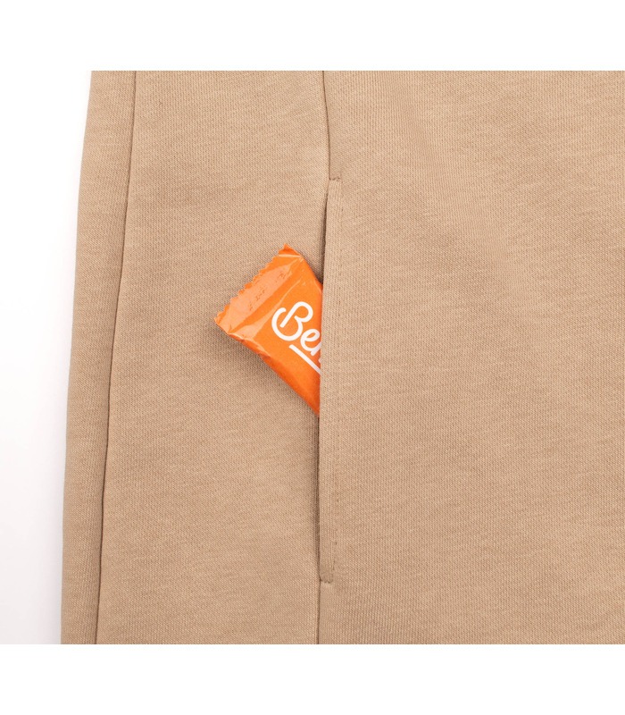 Детское платье ПЛ386 (G00) - бежевое детское платье из плотного трикотажа от МамаТато