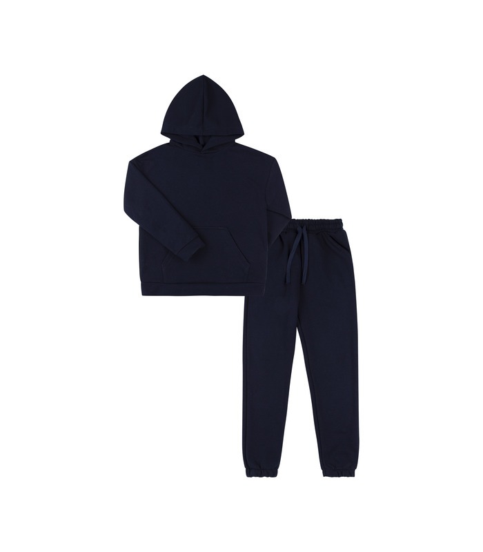 синій дитячий костюм з начосом