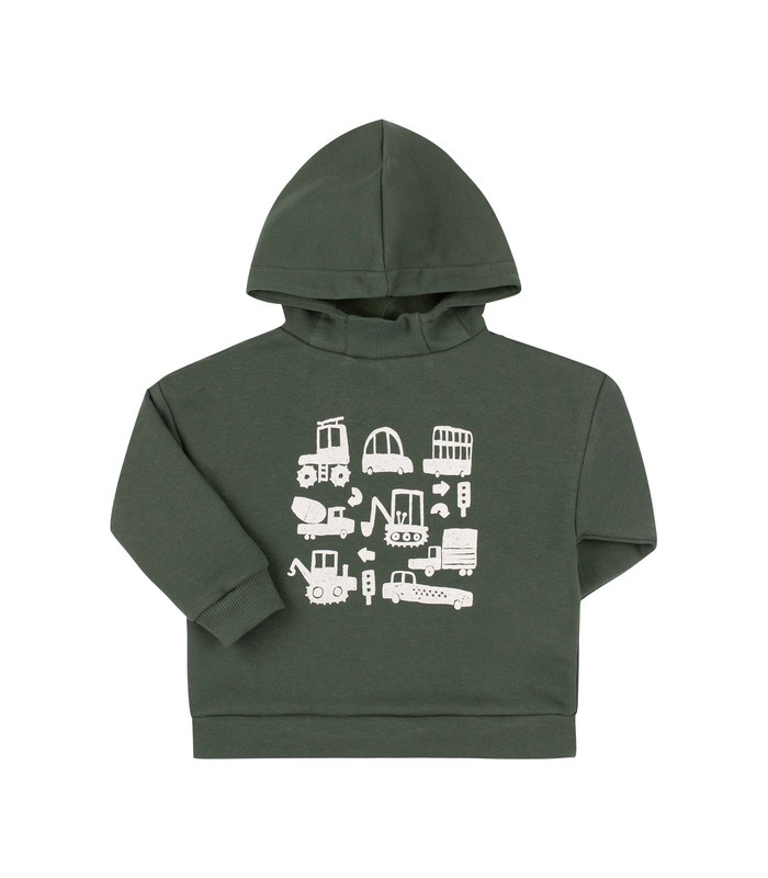 Детский костюм КС754 (600) - теплый зеленый костюм малышу от МамаТато