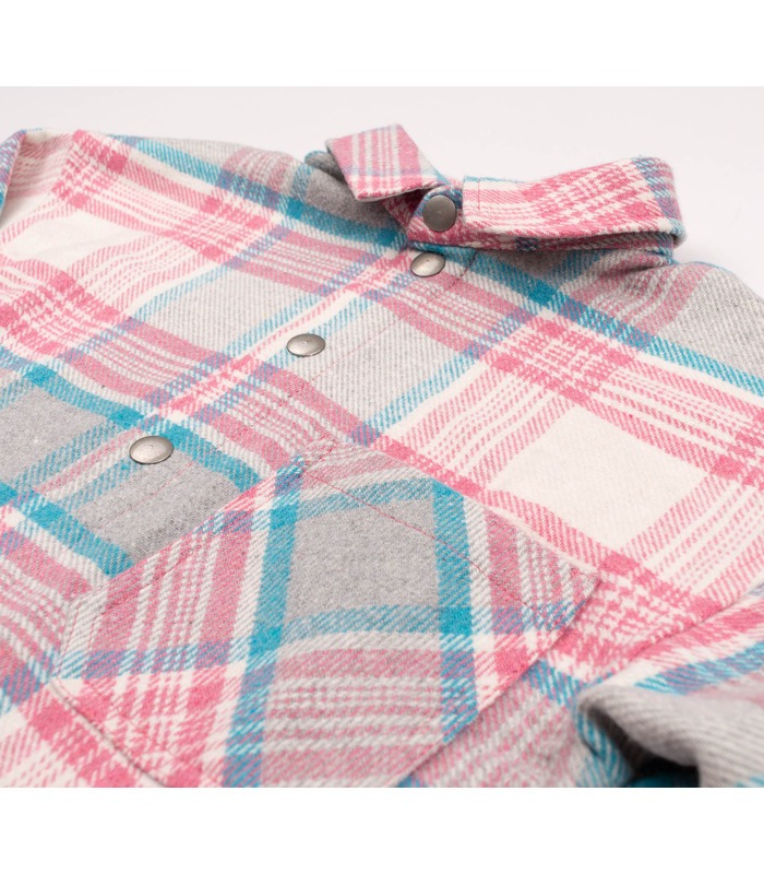 дитяча сорочка у клітинку