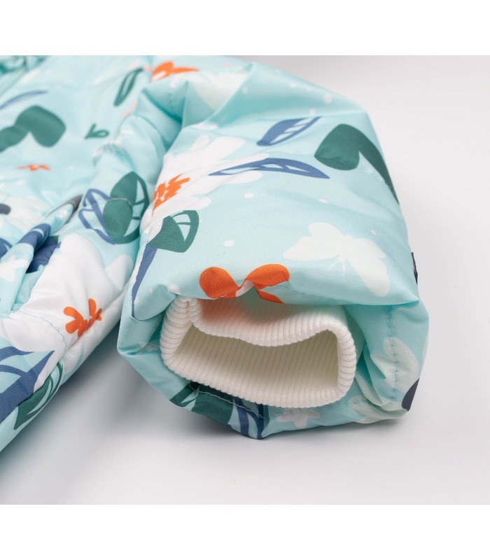 Дитяча осіння куртка КТ314 (R81) - осіння дитяча куртка у квіточку для дівчинки від МамаТато