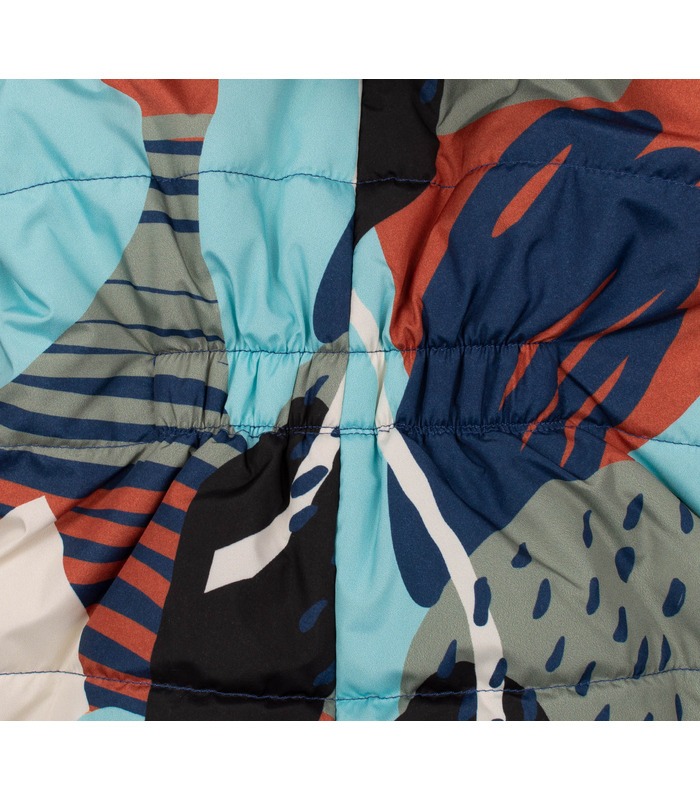 Осенний детский комбинезон КБ195 (R01) - осенний детский бирюзовый комбинезон с принтом от МамаТато