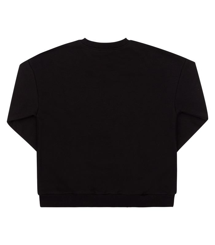 черный детский свитшот